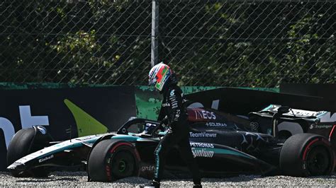 Andrea Kimi Antonelli’s Mercedes debut comes to a sudden.